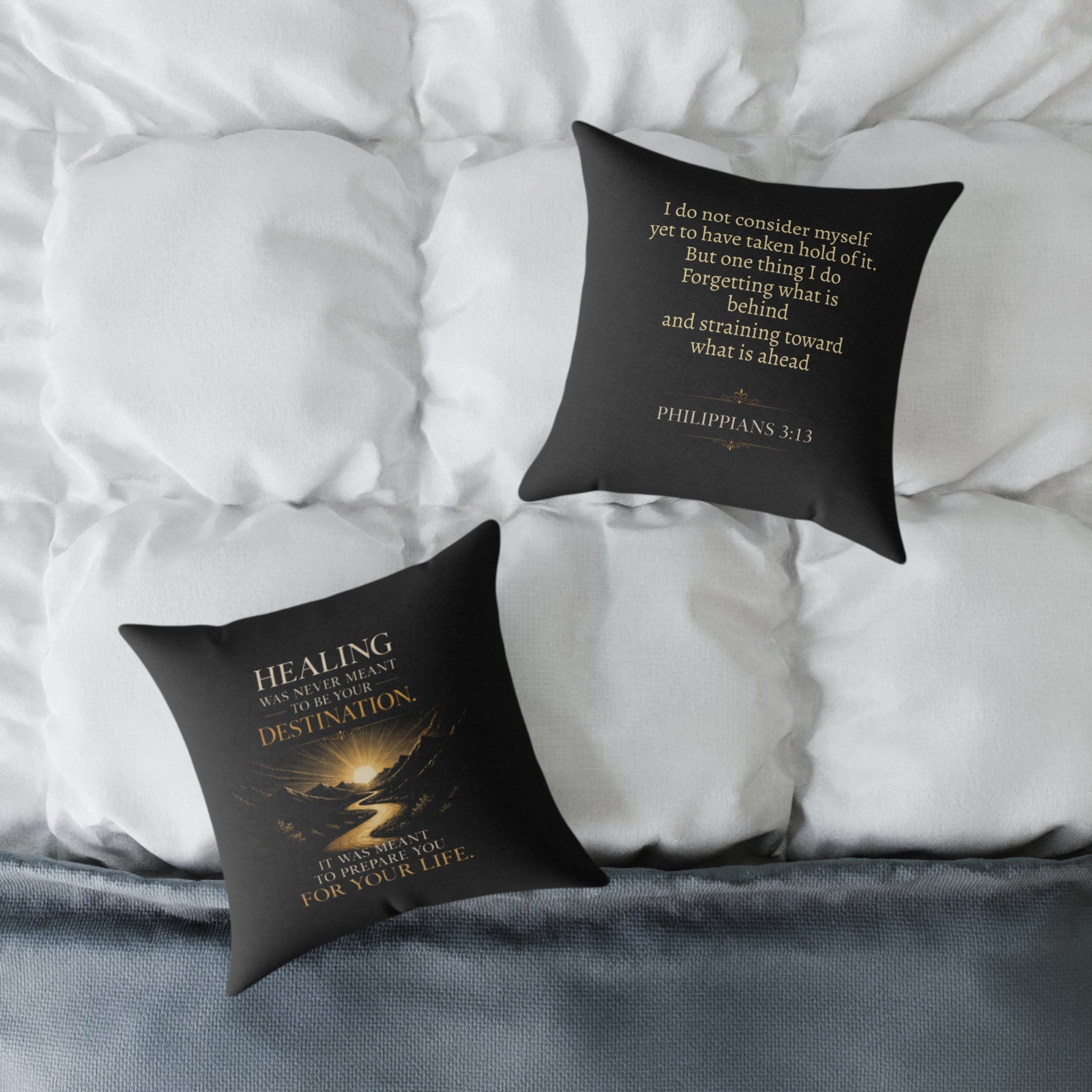 Prepare You For Life Inspirational Pillow
